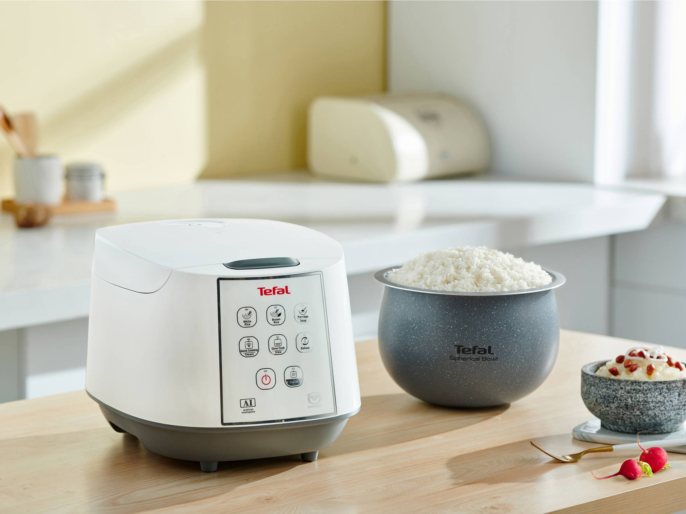 Tefal Easy Rice Fuzzy Logic Rice Cooker 1.8L RK7321 (10 Cups) TEFAL